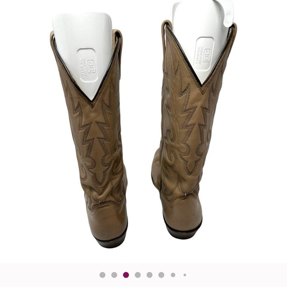 Dan Post Tan Western Boots - Picture 6 of 9